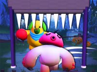 Festive Monster Crossing Puzzle